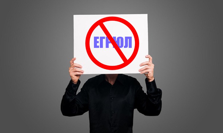 Ограничение на доступ к сведениям из ЕГРЮЛ